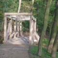 Park with an observation tower